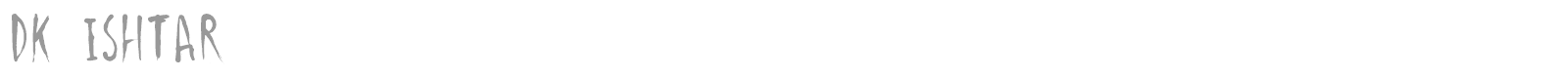 DK Ishtar font preview